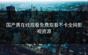 国产黄在线观看免费观看不卡全网影视资源